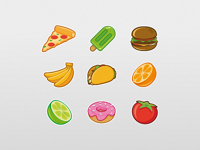 Food Icons food icons illustration