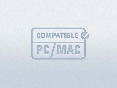 Compatible Pc/mac symbol pc and mac symbol