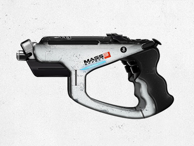 Gun controller Concept Sideview controller game gun ilustration