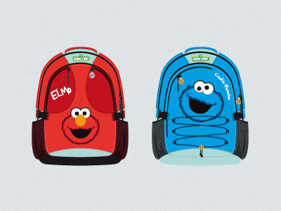 Sesame Street Backpacks game accessories product design