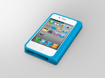 Iphone Case blue case icon illustration iphone