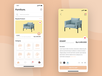 Furniture. Apps app design mobile ui ux