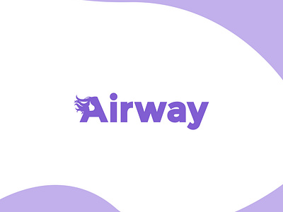 Airway logo design br logo branding flat illustration illustrator lettering logo minimal typography vector