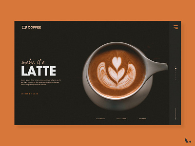 Make It A Latte branding camera illustration landing layout page shop typography ui ux watch website