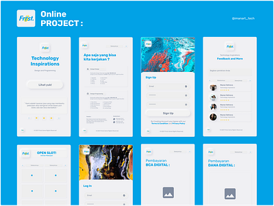 Online Project - Mobile Design concept design ui
