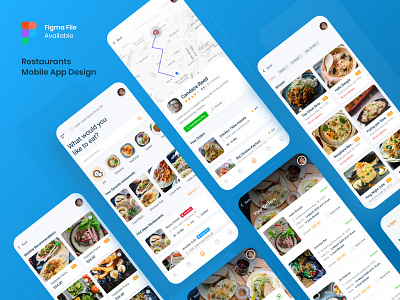 Cheesy: UI Kit for the Food Industry design design kit food app graphic design landing page mobile ui kit mobile uiux restaurant app ui design ux design