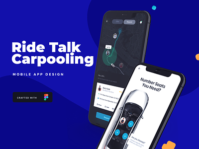 RideTalk | Carpool Service app design app designer branding design ux design