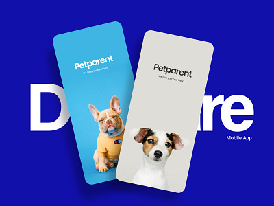 PetParent | Dog Care App app design template landing page mobile app design mobile app development mobile app template mobile app ui design ui design