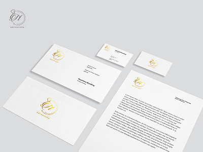 Nayantara Stationary Design brand and identity brand assets branding colours corporate branding corporate business card design envelope design graphic design letterhead design logo marketing