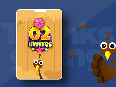 2 Invites for Thanksgiving!! colours design dribbble dribbble best shot graphic design illustration invite invite giveaway invite2 invites invites giveaway thank you thanks thanksgiving thanksgiving day turkey day typogaphy vector