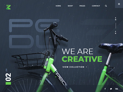 eCommerce Website for Cycles creative cycle ecommerce hero image rental app shop design ui design ux design web app web design belfast website concept woocommerce theme