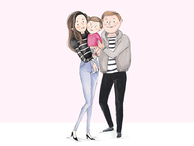 Mo'mommies Family character design digitalart digitaldrawing family illustraor illustration