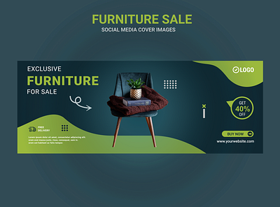 Furniture Social Media Facebook Cover Design branding corporate design graphic hi quality illustration logo ui ux vector