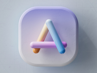App Store 3d icon ui