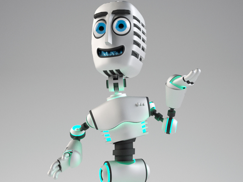 Robotmodel1 by James Kelly on Dribbble