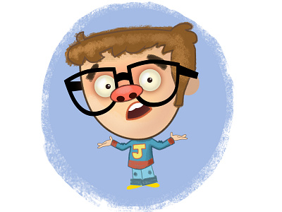 Selfie animation cartoon character design design selfie