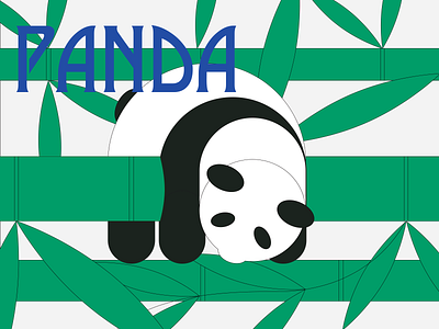 Panda 商标 插图 设计