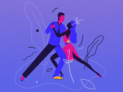 Music app art adobe illustrator adobephotoshop art dance design flat flatdesign flatillustration graphicdesign illustration music musicapp tango vector