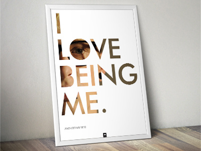 I Love Being Me Poster poster