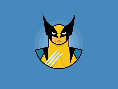 Wolverine avatar comic hero icon illustration weapon x wolverine x men