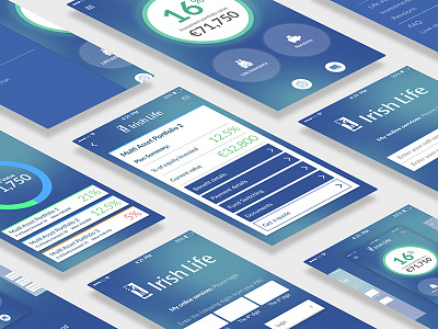 Irish Life App Concepts app concept ios ipad iphone