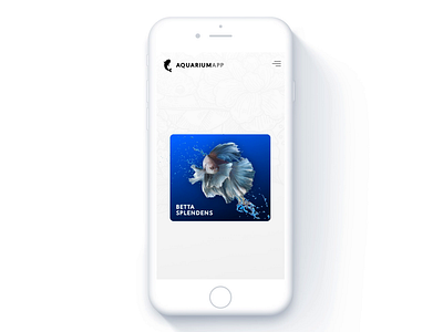 Aquarium app app concept fish principle