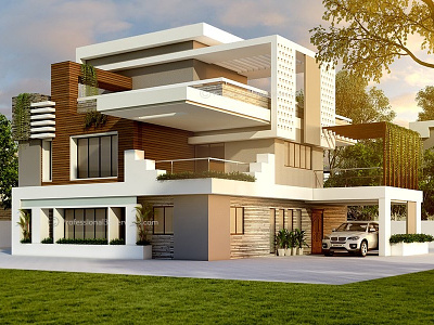 3D Exterior Building Design