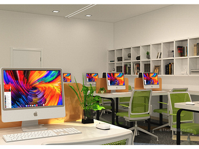 Office 3d Interior Design