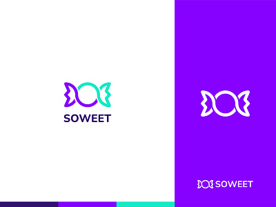 Soweet logo 2020 animation app brand branding candy design graphic design hello illustration illustrator logo logo design love purple soweet typography ui ux vector