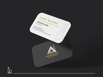 Business card - real estate 2022 3d animation brand branding business card character design draft first graphic design illustration illustrator logo mockup motion graphics ui