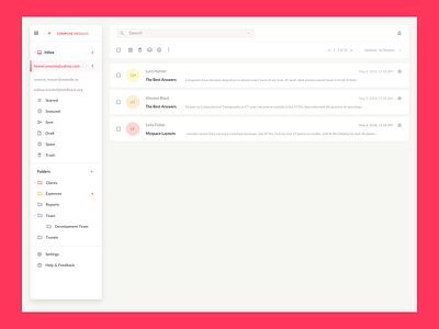 Mail agent animation app app concept colors dashboard design dribbble email flat mail pink ui ux
