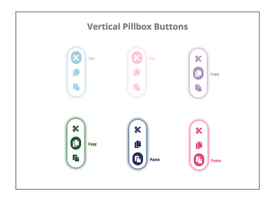 Pillbox Buttons (CodePen Challenge) buttons challenge codepen design pastel pillbox ui ux