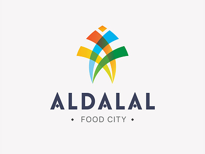 Aldalal Logo Food City brand design food logo