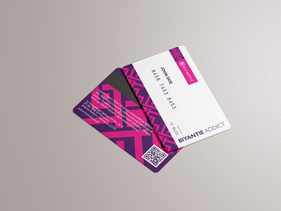 Biyantie Membership Card design brand brand identity branding design id card logo logo design membership card