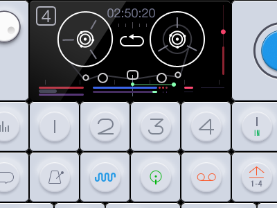 OP-1 iPad UI Finished. app ipad op 1 synthesizer ui