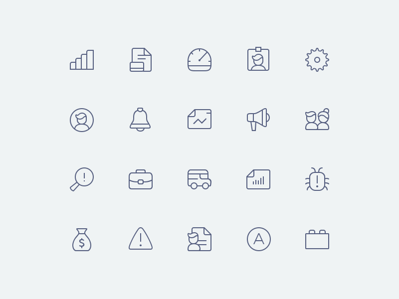 DevMate Set of Icons app design devmate devs glyph icons macpaw pictctograms