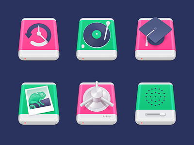 CleanMyDrive 2 Set of Icons