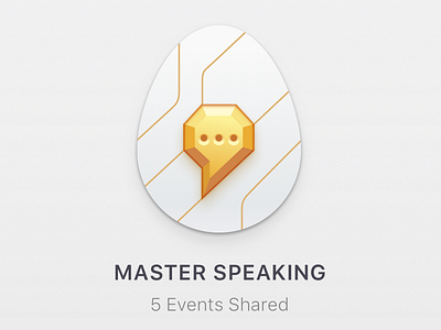 Master Speaking Icon app bubble gemini2 icon icons illustration macpaw