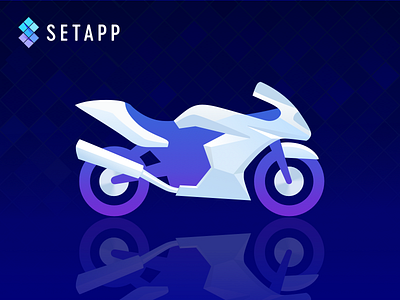 Motorcycle app illustration mac macpaw motorcycle setapp