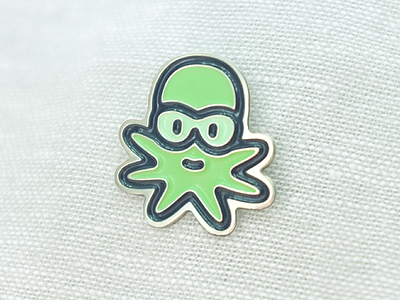 Devmate Pin devmate icon octopus pin sign