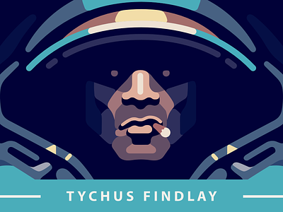 Tychus Findlay character illustration poster starcraft