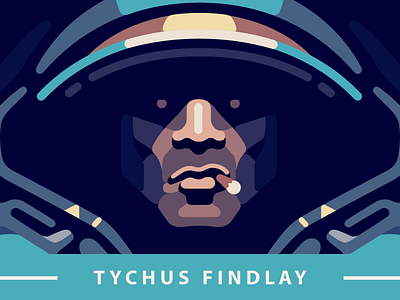 Tychus Findlay character illustration poster starcraft