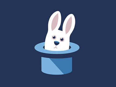 Rabbit Inspiration bunny hare hat icon inspiration magic rabbit wizard