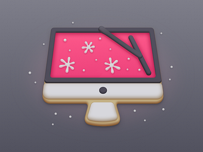 CleanMyMac Christmas illustration