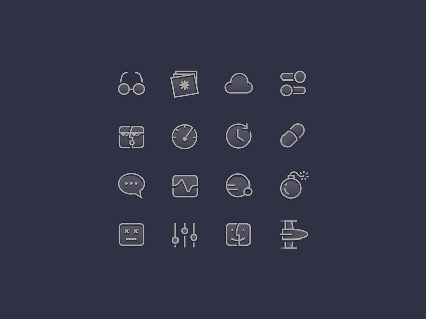 icon set by Aleksandr Ageev for MacPaw on Dribbble