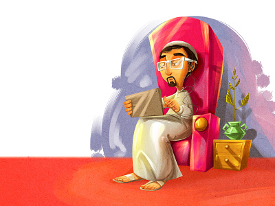 Arab Character cartoon character illustration