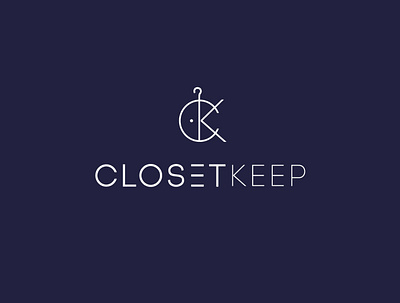 ClosetKeep design graphic design illustration logo typography vector
