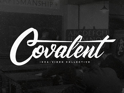 Covalent - Logo branding brush covalent custom custom type gif hand drawn logo script sean dockery type typography video
