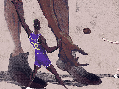 Jordan Vs. Stockton & Malone 23 basketball drawing editorial illustration jordan michael jordan sean dockery