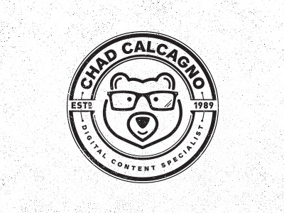 Chad Badge badge chad calcagno design logo sean dockery type typography video